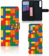 Bookcase Sony Xperia 1 II Smartphone Hoesje Blokken