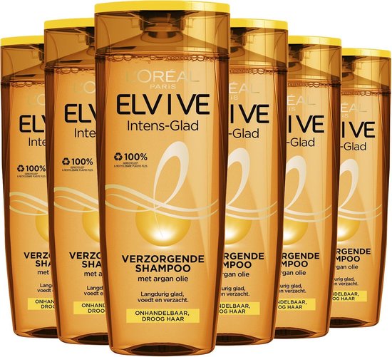 L’oréal paris elvive intens glad shampoo voordeelverpakking - 6 x 250ml