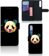 Telefoontas Sony Xperia 1 II Hoesje ontwerpen Panda Color Sinterklaas Cadeautje