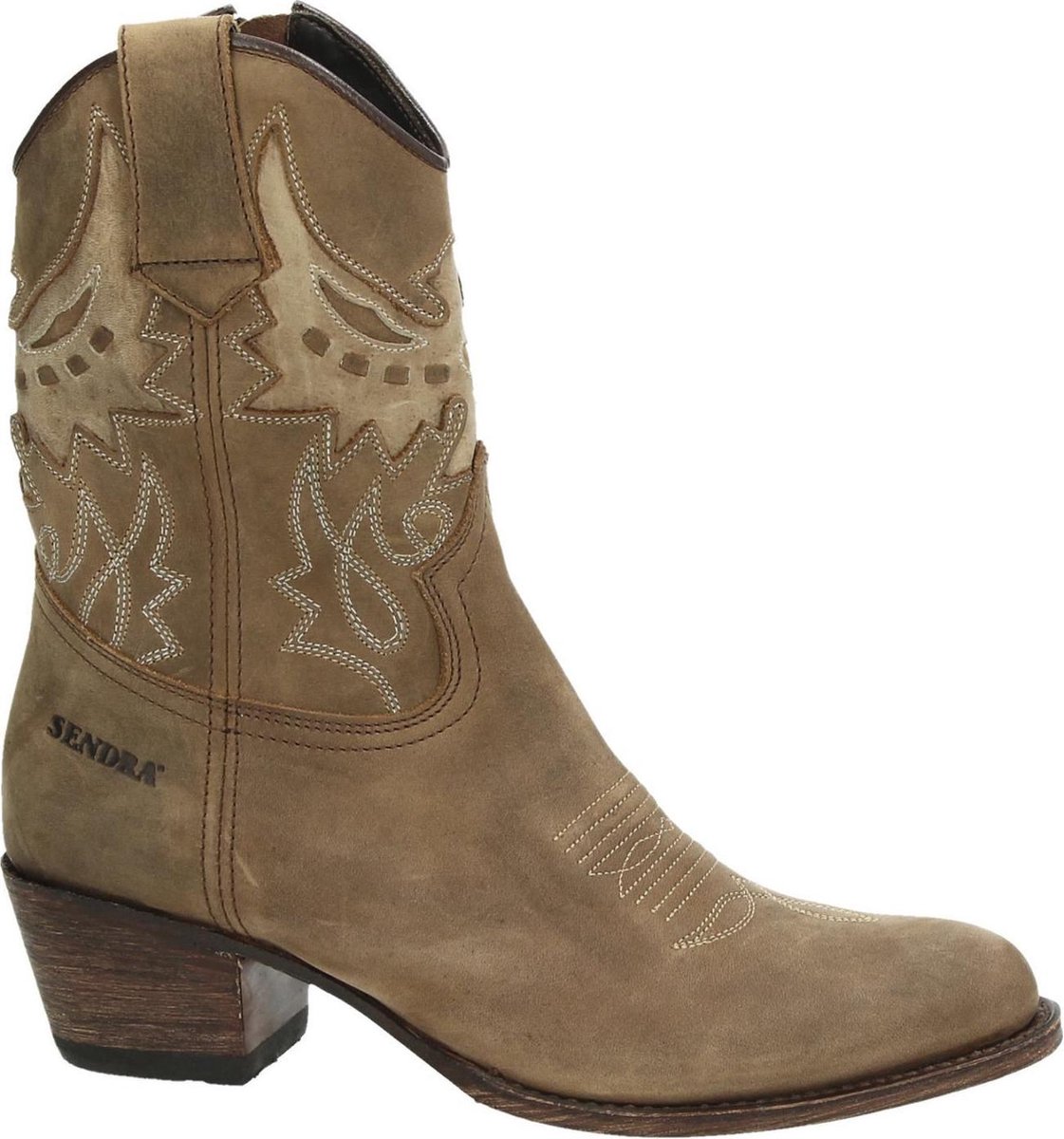 Sendra 16227 Debora cowboylaars Camel Maat 39 Sendra 16227 Debora cowboylaars Camel Maat 39