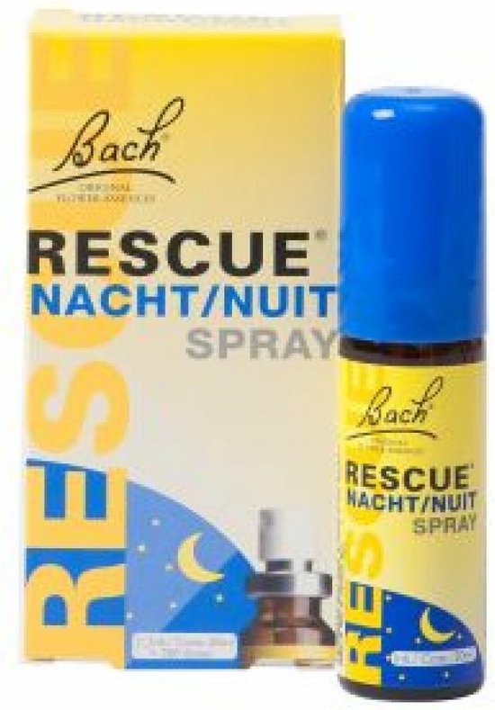Bach Rescue Spray Nacht - 20 ml - Voedingssupplement | bol.com