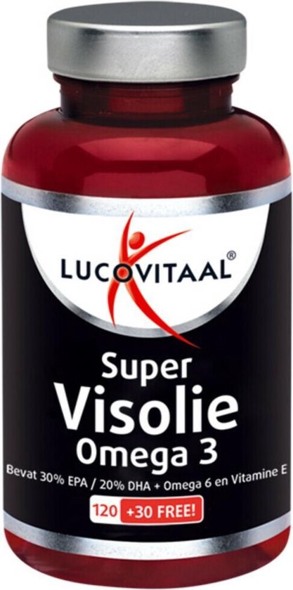 Lucovitaal Super Visolie Omega 3-6 Voedingssupplement - 150 Capsules