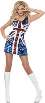 Verenigd Koninkrijk kostuum | Kleedje met Britse vlag maat M (40-42)