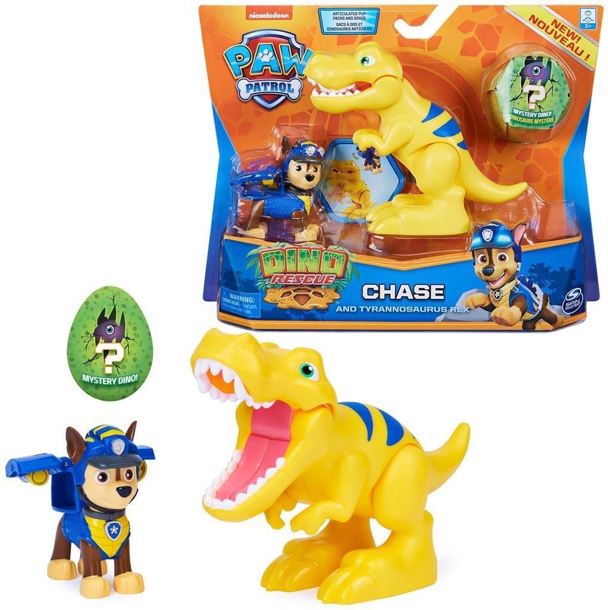 PAW Patrol Dino Rescue - Chase en Dino-actiefiguren - Speelfigurenset — afbeelding 7