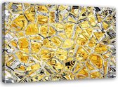 Schilderij Mosaik van glas, 2 maten, goudlook (wanddecoratie)