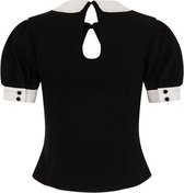 Collectif Khloe 40's Top Zwart