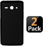 Huawei Y530 Hoesje Siliconen Zwart 2 STUKS