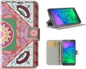Samsung G850 Alpha Hoesje Wallet Case Mozaiek Drieho