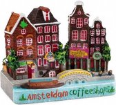 3D Stadstafereel Coffeeshop Amsterdam 9 Cm - Souvenir
