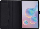 Samsung Galaxy Tab A 8.4 (2020) Stoffen Tri-Fold Hoes Zwart