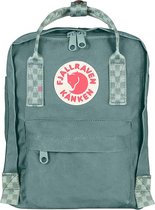 Fjallraven Kanken Mini Rugzak 7 liter - Frost Green / Chess Pattern