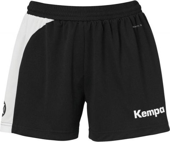 Kempa Peak Short Dames Zwart-Wit Maat XS