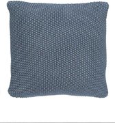 MARC O'POLO Nordic Knit Sierkussen Smoke blue - 30x60 cm