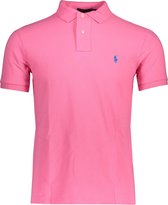 Polo Ralph Lauren  Polo Roze Roze Getailleerd - Maat L - Heren - Lente/Zomer Collectie - Katoen