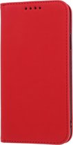 Bookcase met kaartsgleuven iPhone 11 - Rood