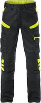 Fristads Broek 2555 Stfp - Zwart/hi-vis geel - C56