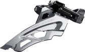 Voorderailleur 3 x 10 speed Shimano Deore FC-M6000 side swing - middelhoge klem - 40-42T - zwart