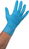 Handschoen Nitril Ongepoederd - Blauw - Medium - (100 stuks)