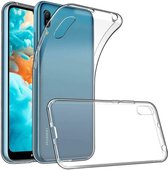 Silicone hoesje transparant Geschikt voor: Huawei Y6 2019 / Y6s 2020