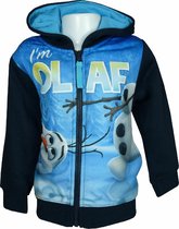Disney Frozen vest Olaf blauw maat 98