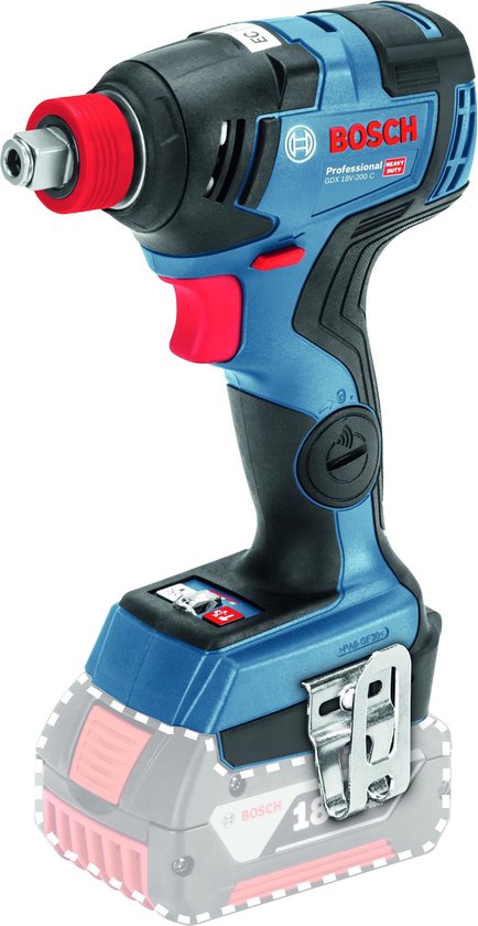 Bosch GDX 18 V-200 C SOLO 18V Li-Ion accu slagmoersleutel / slagschroevendraaier body - koolborstelloos