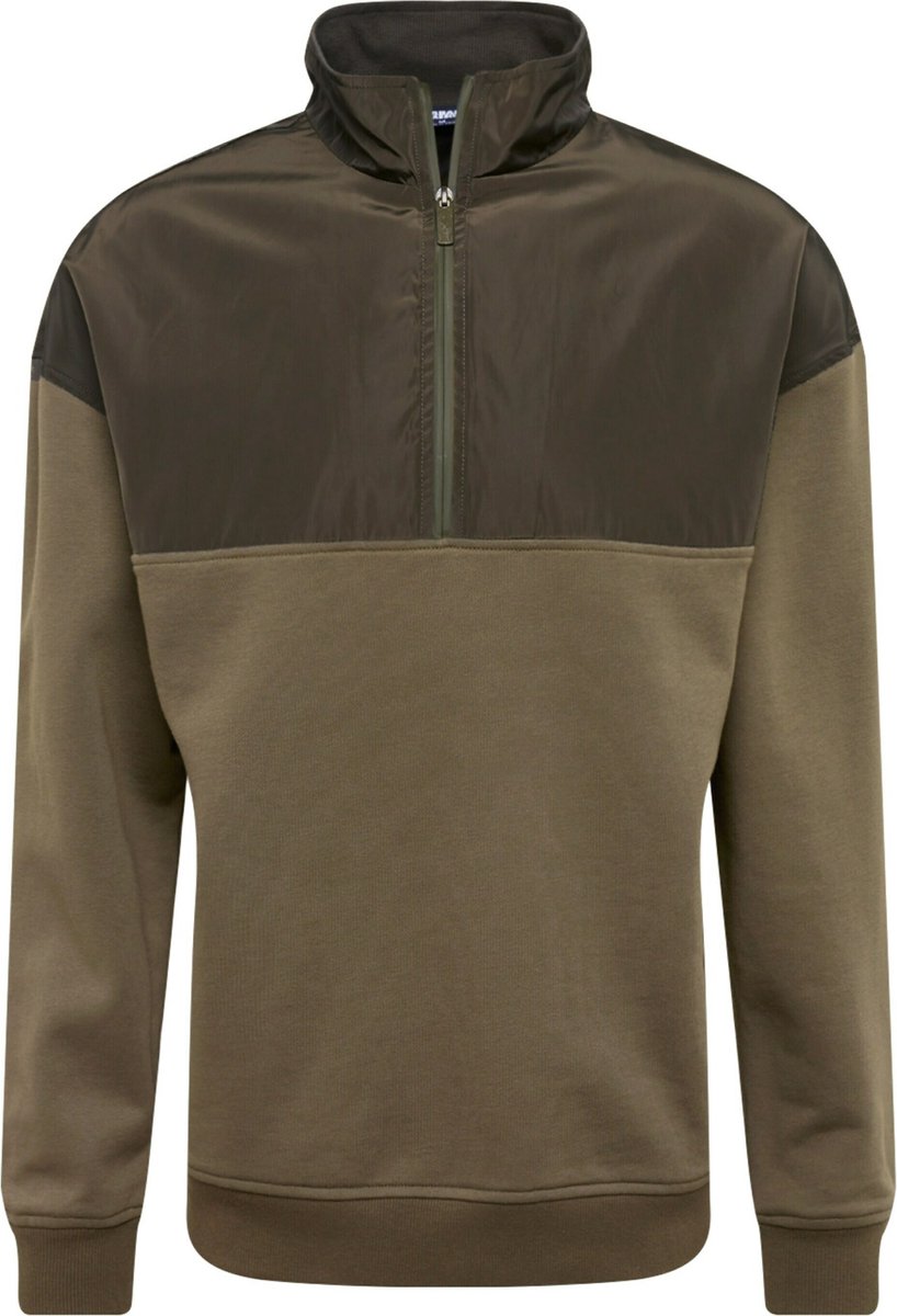 Urban Classics Military Troyer Sweater/trui S Groen