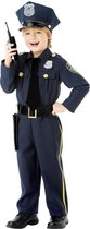 Amscan Verkleedpak Police Mt 8-10 Jaar Blauw/zwart