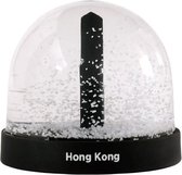 Palomar Sneeuwbol City Icons Hong Kong 8,7 X 8 Cm Glas Zwart