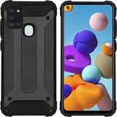 Samsung Galaxy A21s Hoesje - iMoshion Rugged Xtreme Backcover - Zwart