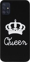 ADEL Siliconen Back Cover Softcase Hoesje Geschikt voor Samsung Galaxy A71 - Queen