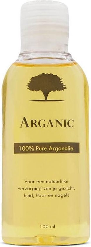 Arganic Pure Arganolie - 100% Puur & Biologisch - EcoCert Gecertificeerd - 100 ml (Plastic fles)