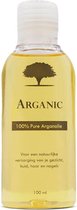 Arganic Pure Arganolie - 100% Puur & Biologisch - EcoCert Gecertificeerd - 100 ml (Plastic fles)