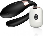 V-Vibe - Black -  Koppel toy - USB oplaadbaar -  7 Function - afstand bedienbaar - Cadeau tip!