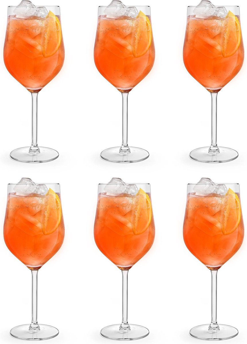 Libbey Cocktailglas Joya Spritzer - 620 ml / 62 cl - 6 Stuks - Vaatwasserbestendig - Hoge kwaliteit - Elegant design - Perfect voor een cocktailfeest aan huis
