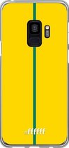 Samsung Galaxy S9 Hoesje Transparant TPU Case - FSC Groen & Geel #ffffff