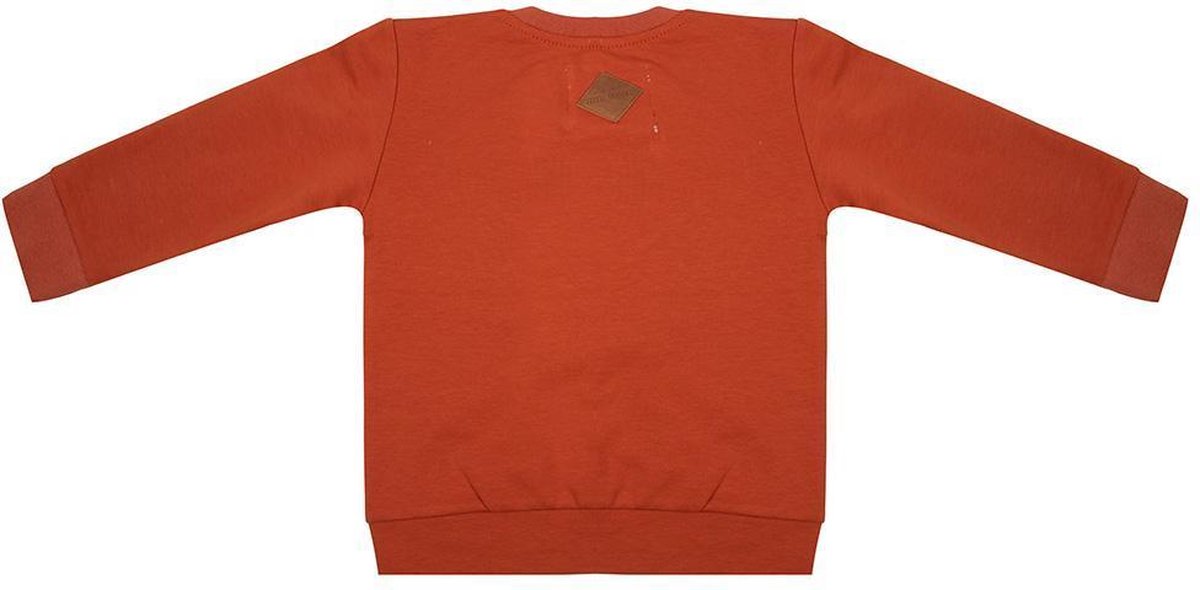 Little Indians Sweater Boho Meisjes Katoen Roestbruin Maat 62
