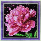 3D Diamond Painting Anjer op gespannen frame 30 x 30 cm