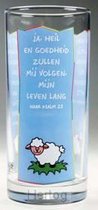 Drinkglas - Heil en goedheid zullen mij volgen mijn leven lang - Glas - Schaap - Wolli - Elian