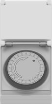 CALEX - Tijdschakelaar - Wandcontactdoos - Analoge Schakelklok - Spatwaterdicht IP44 - Wit - BSE