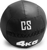 CAPITAL SPORTS Bravor wall ball medicijnbal - PVC - dubbele naden - zwart