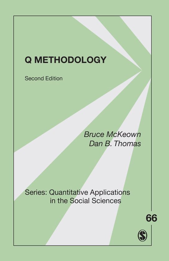 Quantitative Applications in the Social Sciences - Q Methodo ... - cover