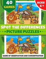 Spot the Differences Picture Puzzles for Kids