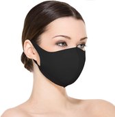 Mondkapje Wasbaar Mondmasker Zwart Mondkapjes Niet-medisch - 1 stuks