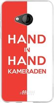 6F hoesje - geschikt voor HTC U Play -  Transparant TPU Case - Feyenoord - Hand in hand, kameraden #ffffff