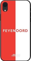 6F hoesje - geschikt voor iPhone Xr -  TPU Case - Feyenoord - met opdruk #ffffff