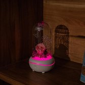Waterloze Geurversreider | Etherische olie | Essential oil | Oplaadbaar | Aromatherapie | Aromatherapy | Diffuser | 7 kleuren LED | Roze