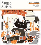 Simple Stories Boo Crew Bits & Pieces Die-Cuts 49/Pkg (BCR13815)