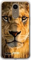 LG K10 (2018) Hoesje Transparant TPU Case - Leo #ffffff