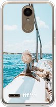 LG K10 (2018) Hoesje Transparant TPU Case - Sailing #ffffff