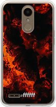 LG K10 (2018) Hoesje Transparant TPU Case - Hot Hot Hot #ffffff